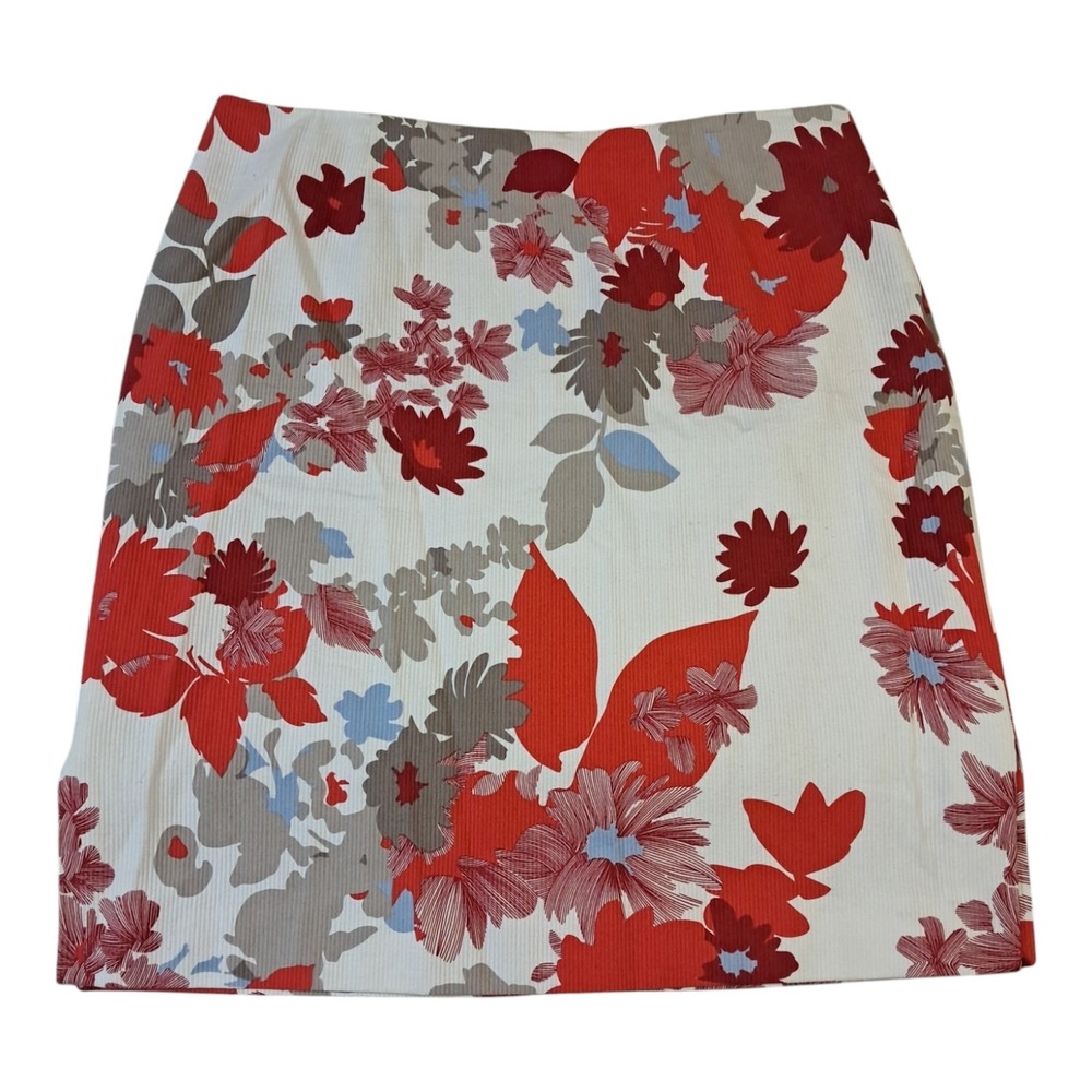 Pendleton Red Floral Size 18 Skirt